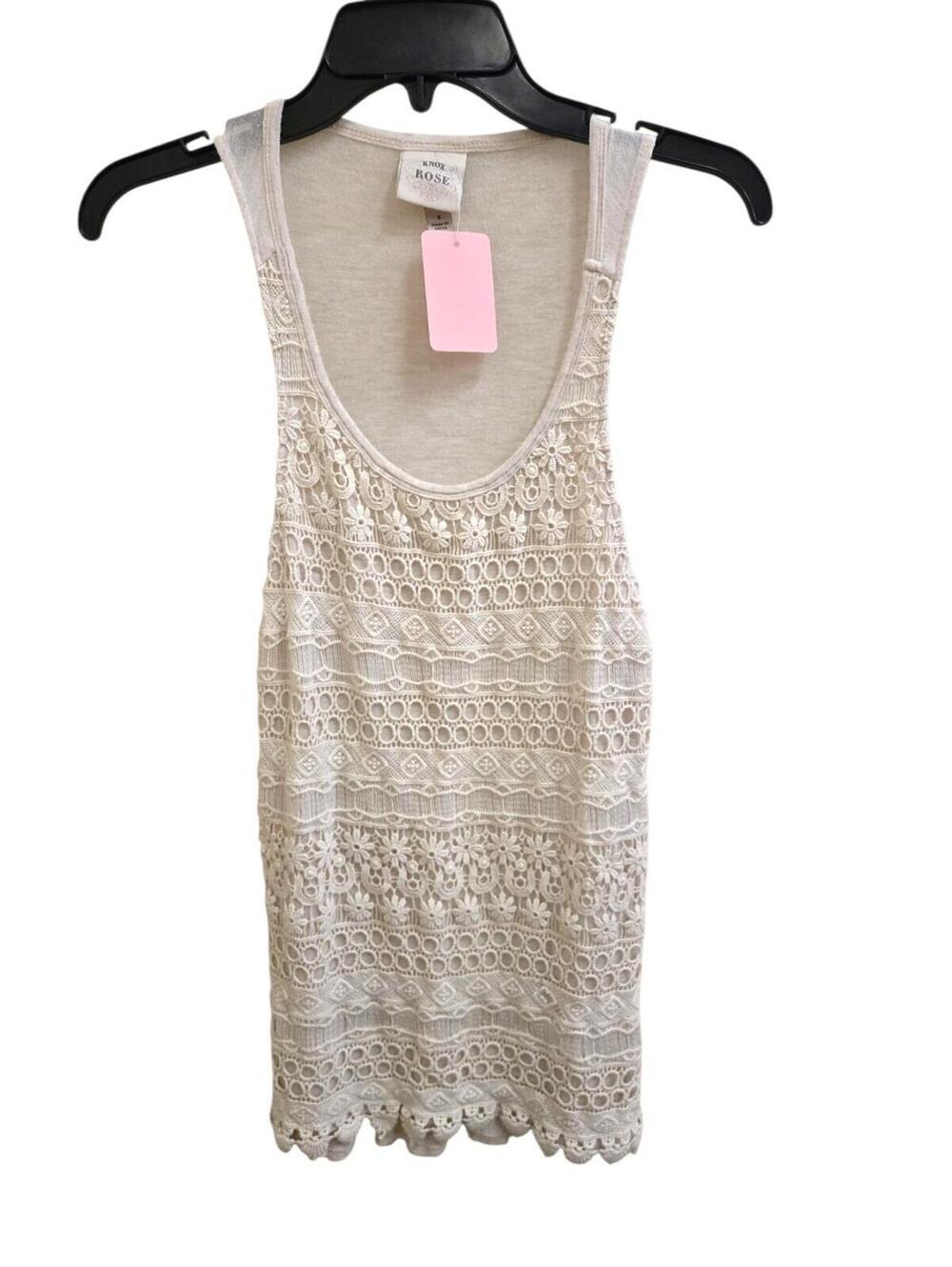 Very Good S cream Knox Rose tank